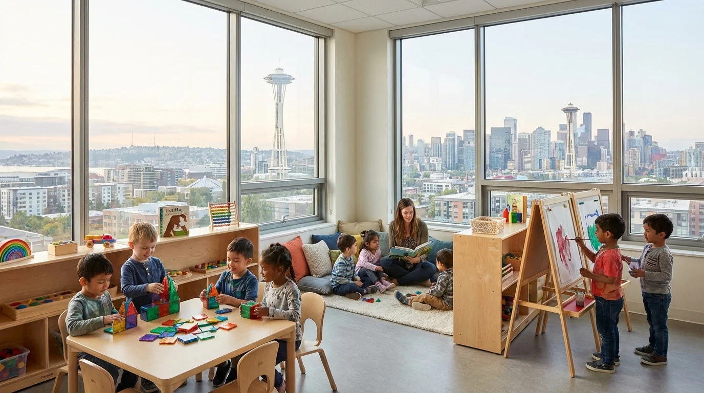 Детские сады в штате Вашингтон: полное руководство для родителей