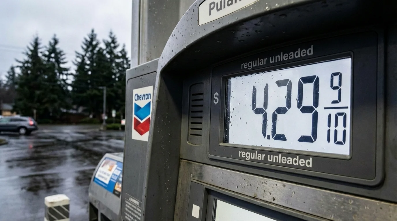 Цены на бензин в Вашингтоне 2026: почему мы платим на $1.30 больше, чем вся страна